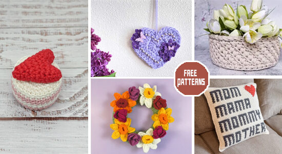 8 Crochet Mother's Day Gift Patterns - FREE
