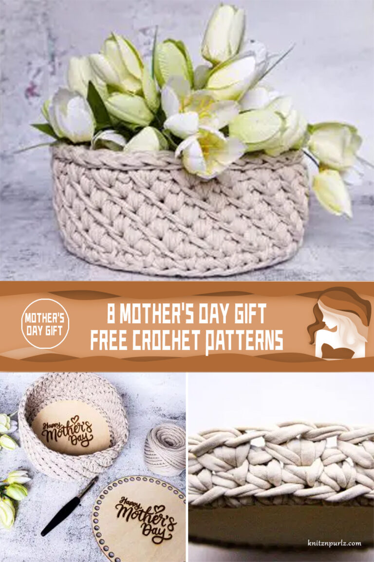 8 Crochet Mother's Day Gift Patterns - FREE - iGOODideas.com
