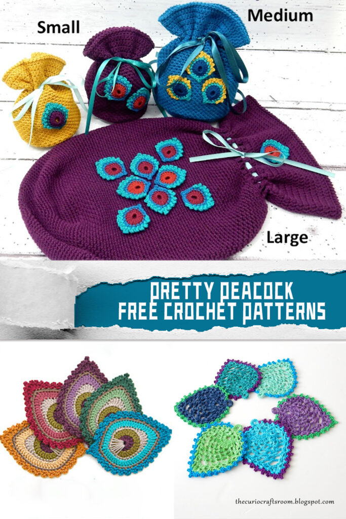 Pretty Peacock Crochet Patterns - FREE