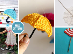 6 Adorable Umbrella Crochet Patterns –  FREE