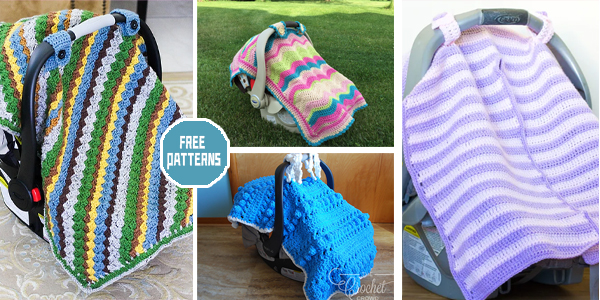 6 Car Seat Canopy Crochet Patterns –  FREE