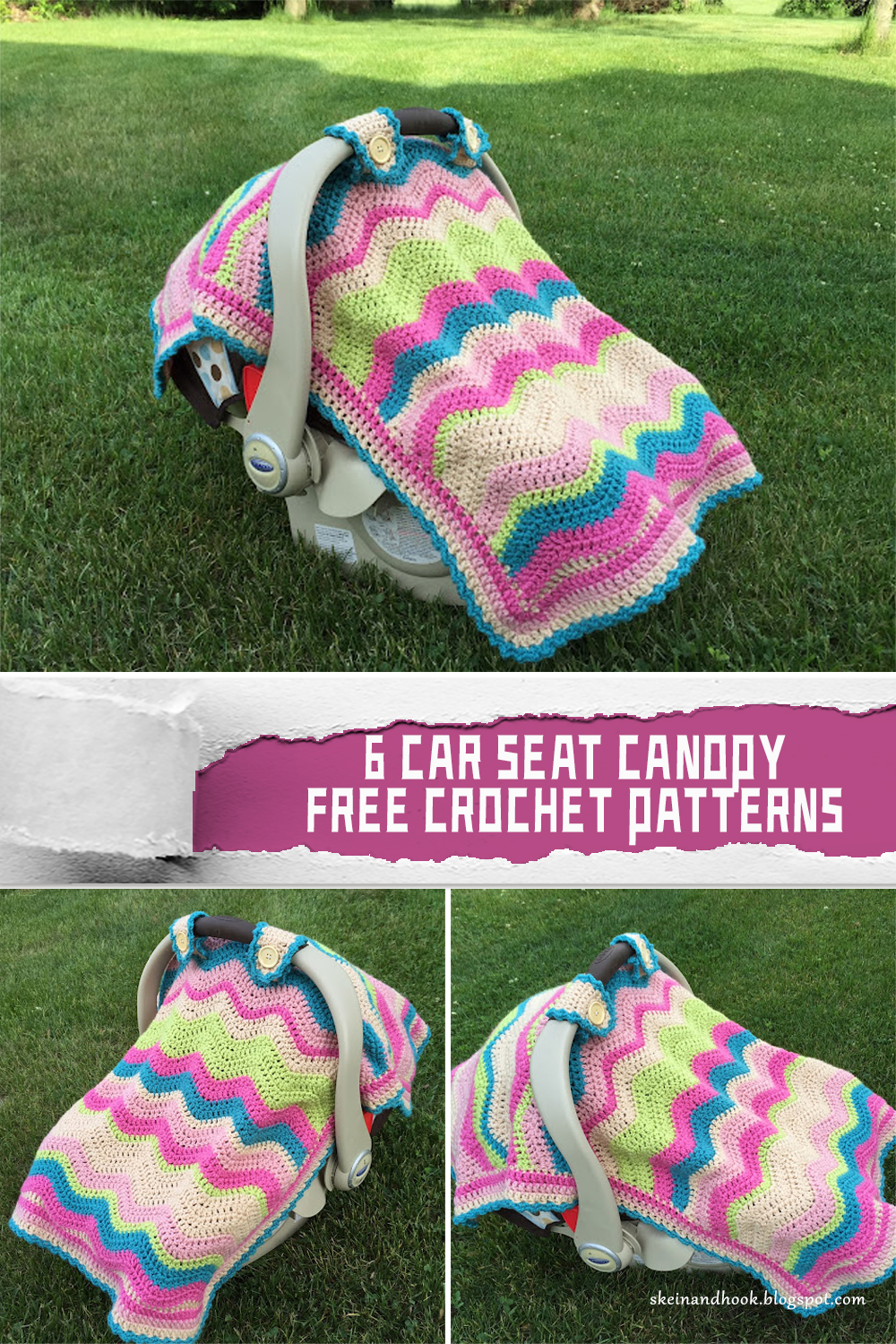 6 Car Seat Canopy Crochet Patterns FREE