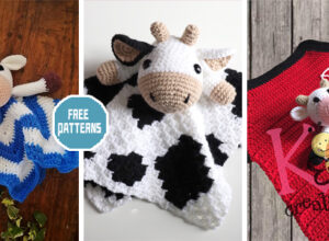 6 Cow Blanket Crochet Patterns – FREE
