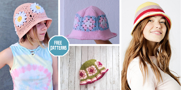 7 Irresistible Bucket Hat Crochet Patterns – FREE