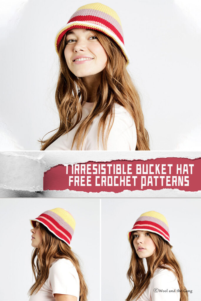 7 Irresistible Bucket Hat Crochet Patterns - FREE