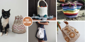 8 Crochet Bucket Bag Patterns – FREE