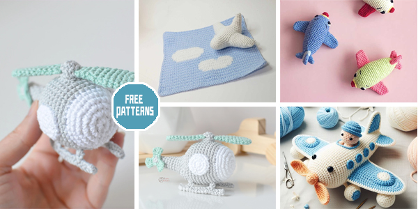 Airplane Amigurumi Crochet Patterns –  FREE