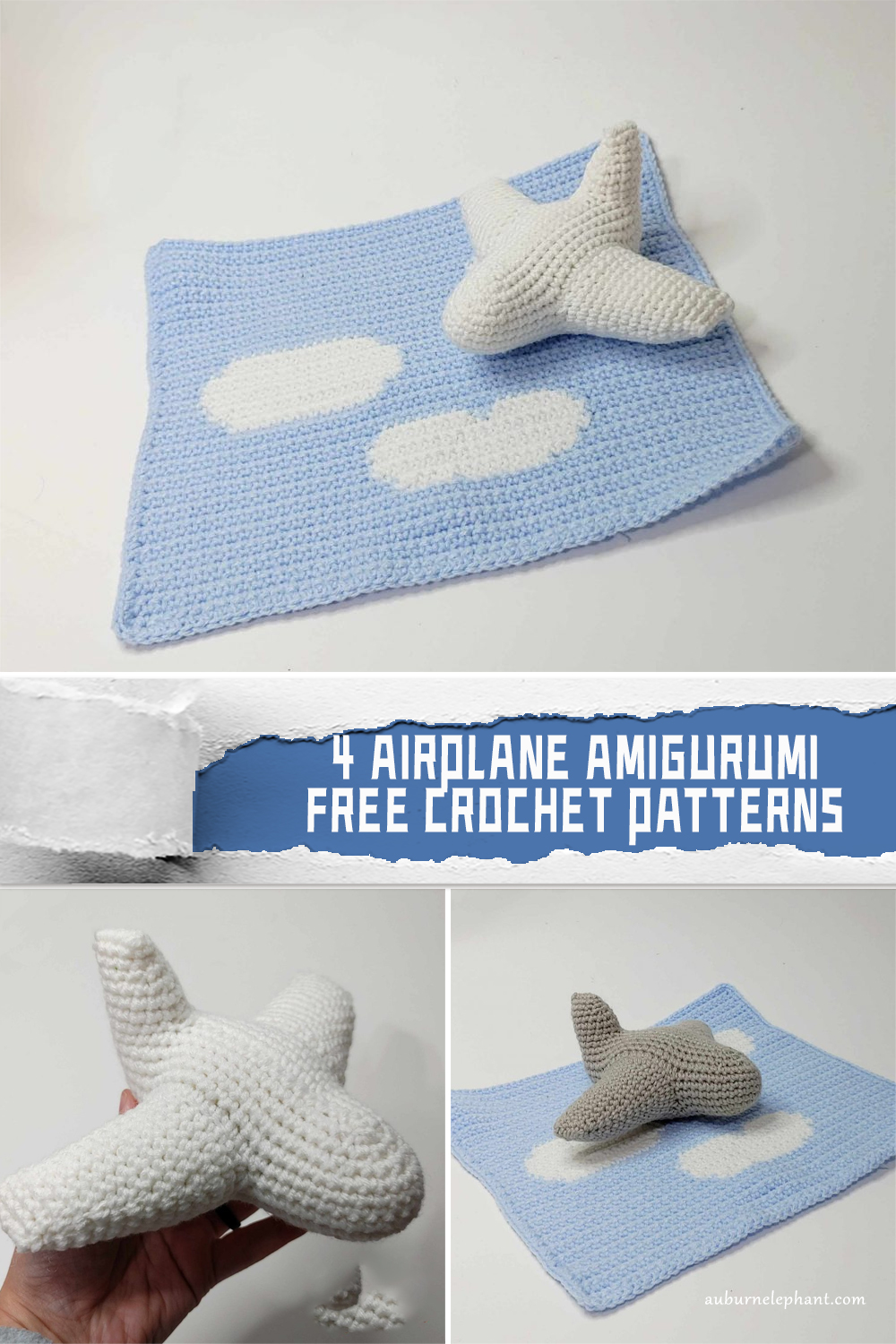 Airplane Amigurumi Crochet Patterns -  FREE 