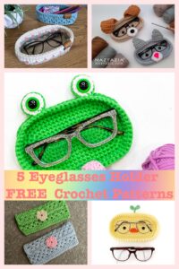 5 Eyeglasses Holder Crochet Patterns – FREE - iGOODideas.com