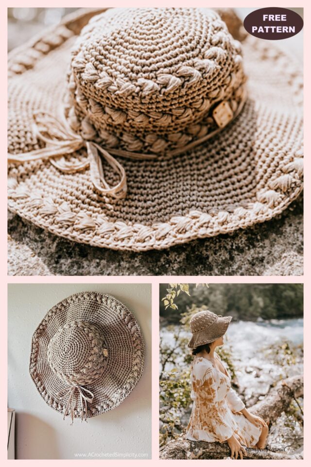 5 Summer Sun Hat Crochet Patterns – FREE - iGOODideas.com