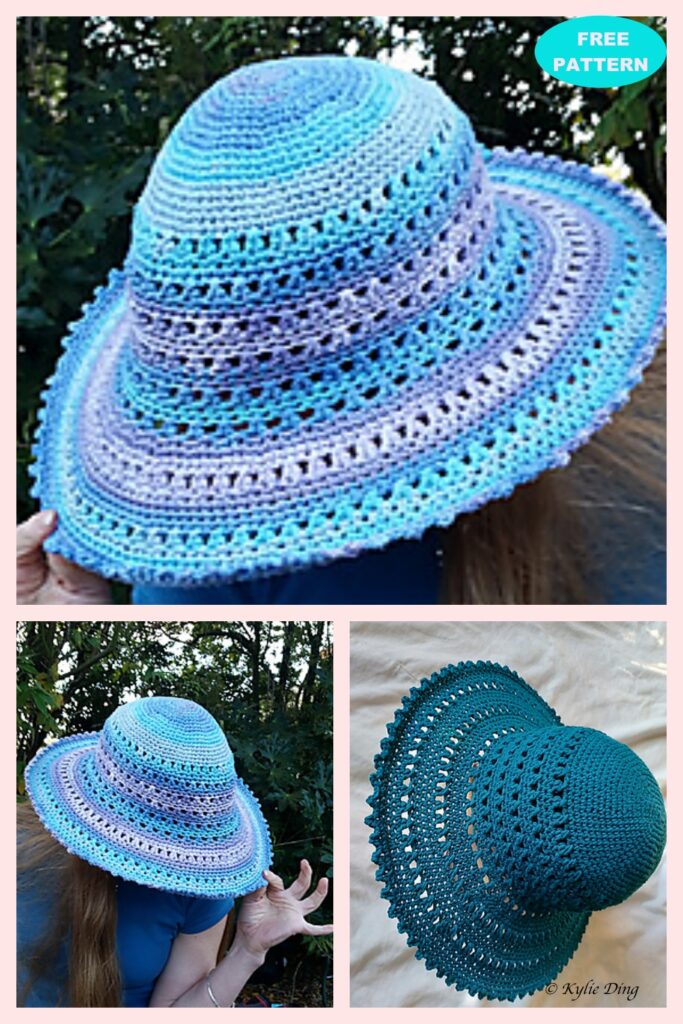 5 Summer Sun Hat Crochet Patterns – FREE - iGOODideas.com